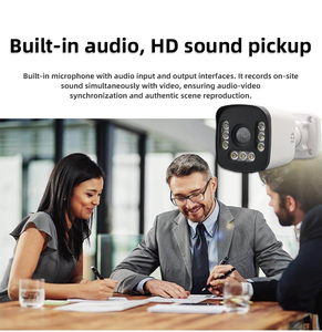 Kit de caméra de sécurité réseau AHD CCTV TSEye avec vision nocturne couleur, filtre IR, 4 canaux, 2MP, XVR, extérieur, IP67, étanche, caméra IP Bullet - Product Image 4