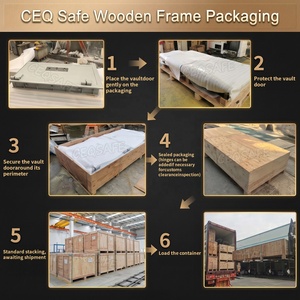 CEQSAFE Alta cantidad Metal Seguridad Tipo económico Bóveda <span class=keywords><strong>de</strong></span> acero inoxidable Puerta <span class=keywords><strong>de</strong></span> seguridad - Product Image 6