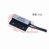 Interrupteur Reed PS-3150 normalement ouvert sans Module de capteur magnétique de proximité pour Contacts de fenêtre de porte Distance d'inductance de fil de 30cm