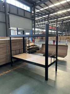 New Design Modern Home Furniture <strong>Metal</strong> Frame <strong>Double</strong> Bunk <strong>Bed</strong> for Adults - Product Image 6