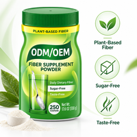 Poudre de supplément de fibres végétales sans sucre, sans saveur, pour la nutrition quotidienne, marque privée, fabricant OEM, vente en gros