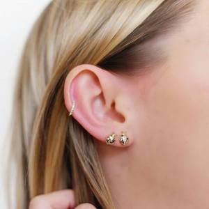 Melynn boucles d'oreilles punaise colorée en argent sterling 925 insecte animal mignon boucles d'oreilles pour femmes - Product Image 4