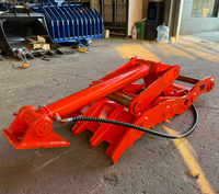 Pinza Hidráulica Progresiva RSBM para Excavadora Volvo ECR145 de 14-15 Toneladas, para Manipulación de Troncos, Rocas y Chatarra