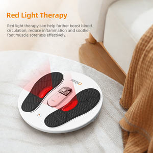 Máquina TENS Portátil con Certificado <span class=keywords><strong>CE</strong></span> MDR, Terapia de Luz Roja, Masajeador de Pies EMS con Pulsos NMES y Control Remoto - Product Image 4