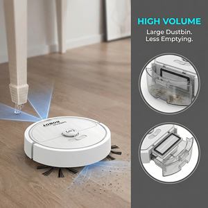 เครื่องดูดฝุ่นรุ่นใหม่แบบเปียกและแห้ง หุ่นยนต์ดูดฝุ่นสำหรับทำความสะอาดพื้นอพาร์ทเมนต์ ดีไซน์เสียงเบา เหมาะสำหรับใช้ในบ้าน - Product Image 6