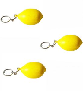 Llavero Antiestrés Promocional de PU con Logotipo Personalizado, Llavero Antiestrés con Forma de Limón - Product Image 6