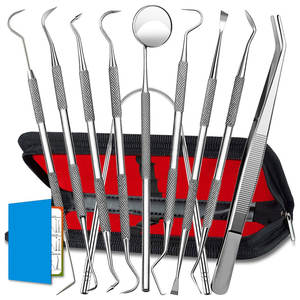 Kit de Instrumentos Dentales Más Vendido, Juego de Higiene Dental de Acero Inoxidable, Removedor de Sarro, Juego de Limpieza y Examen Dental en Oferta - Product Image 1