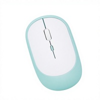 Ratón Inalámbrico para Oficina, Delgado y Portátil, Ratón Óptico Inalámbrico de 2.4g, USB, para PC, Portátil, Ordenador