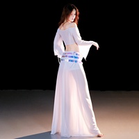 Costume de danse orientale sexy et amincissant pour adultes Costume de danse orientale avec fente pour scène