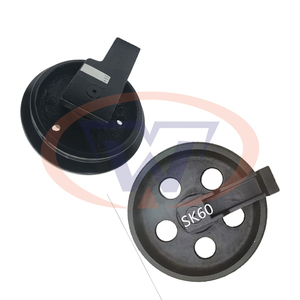 Ruota Folle Anteriore per Escavatore <span class=keywords><strong>Kobelco</strong></span> Sk50Ur Sk120 <span class=keywords><strong>Sk135</strong></span>, Ruote Folle per Escavatori Sk27Sr-3 Sk35 Sk80 Sk120 Sk130 - Product Image 1