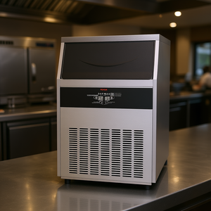Máquina de Hielo Comercial Vevor, 160 lb/24 h, Almacenamiento de 66 lb, Autolimpieza, Pantalla Digital, Uso en Restaurantes y Hoteles - Product Image 2