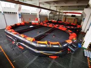 معتمدة من SOLAS 50 شخصًا بحريًا قابل للنفخ على الحياة شهادة DNV لشخص مفتوح مع حزمة HSC - Product Image 6