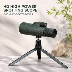 10-30x50 HD <strong>Monocular</strong> Telescope Continuous Zoom Manual Focus Optical Scope with Smartphone Clip for Birdwatching Hunting Hiking - Product Image 2