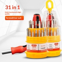Jeu de tournevis magnétique 31-en-1 multifonctionnel à tête cruciforme pour la réparation de téléphones portables