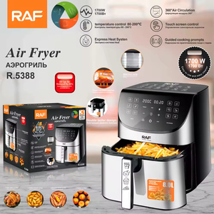 1700W air Fryer Electric Hot air Cooker 8L Capacity Fast <b>Heat</b> System 360 air Circulation Touch Control for Home Cooking - Product Image 5