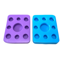 Plateau flottant léger en mousse NBR colorée sur mesure pour boissons et aliments, idéal pour le divertissement en piscine, vente en gros