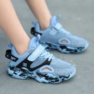 Zapatos de <span class=keywords><strong>tenis</strong></span> de malla transpirable para niños, una sola red hueca de diseño de tejido de mosca, zapatos deportivos para niños para deportes de primavera, otoño y verano - Product Image 3