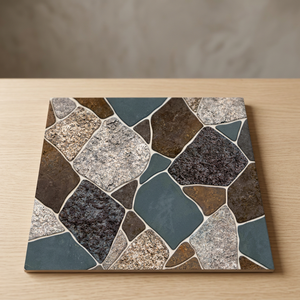 Carrelage extérieur en porcelaine antidérapant série Punch, motif bois moderne, 30x30cm, finition mate, idéal pour les parkings - Product Image 6