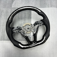 Volant de course sport JDM pour Civic Integra S2000, 14 pouces, en cuir et fibre de carbone, ajustement parfait