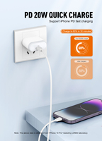 Cargador de Pared LDNIO Q111 Original al por Mayor, Adaptador USB Tipo C PD de 20 W, Cargador Rápido para Teléfono Celular, Cargador de Energía para Teléfono Móvil