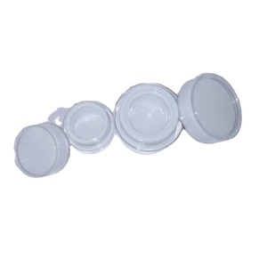 Round <b>Plastic</b> Sample Bottles 5g 10g 15g 20g 30g Screw Cap Double Walled Cosmetic <b>Packaging</b> For Cream Nail Polish - Product Image 1