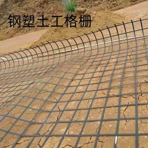 Trung Quốc luming 120kn <span class=keywords><strong>Polyester</strong></span> Pet sợi thủy tinh sợi dọc dệt kim <span class=keywords><strong>geogrid</strong></span> thép-nhựa Composite Đường Sắt đường dốc bảo vệ - Product Image 4