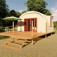 Maison Dôme Modulaire en Polystyrène Graphite Isolant, Résistante au Vent et aux Tremblements de Terre, Design Moderne, Durée de Vie de 50 Ans