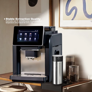 เครื่องชงกาแฟเอสเพรสโซ่อัตโนมัติเต็มรูปแบบ หน้าจอสัมผัส 7 นิ้ว ประสิทธิภาพสูง แรงดัน 19 บาร์ สำหรับใช้ในครัวเรือนและโรงแรมเชิงพาณิชย์ - Product Image 4