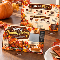 Cartes à gratter promotionnelles personnalisées pour jeux de fête, billets à gratter pour le plaisir des fêtes, tickets à gratter