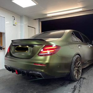 อุปกรณ์ตกแต่งภายนอกรถยนต์สำหรับ Benz E-Class W213 ปี 2016-2019 ชุดแต่งสไตล์ Brabus ดิฟฟิวเซอร์หลังพร้อมท่อไอเสีย - Product Image 5