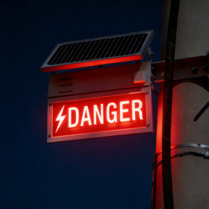 <span class=keywords><strong>Capteur</strong></span> radar et infrarouge activant un signal sonore, sirène d'alarme <span class=keywords><strong>solaire</strong></span> pour véhicule en mouvement rapide sous les lignes électriques - Product Image 6