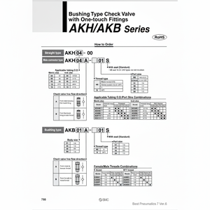 Válvula de retención SMC Pneumatics, - Product Image 1