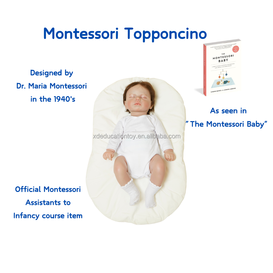 Authentic Montessori Newborn Pillow Sensory Play Mat