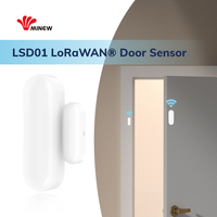Sensores de Puerta de Seguridad Industrial IoT con Monitoreo en Tiempo Real, Sensor de Contacto de Puerta, Sensor de Apertura de Puerta, Sensor de Puerta Lora Lorawan