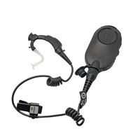Pour NNTN8189, écouteur filaire sans fil de 12 pouces avec microphone omnidirectionnel PTT pour talkie-walkie SL1K SL2K P8668i