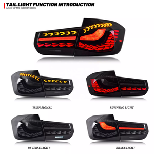 Lampu GTS LED penuh, lampu ekor untuk BMW F30 F80 M3 3 Series 2012 2018 biru memulai animasi, perakitan rem sinyal belok dinamis - Product Image 2