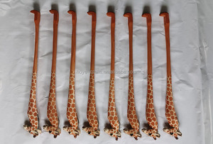 Custom Logo Hand <strong>Carved</strong> Wood Animal <strong>Walking</strong> <strong>Sticks</strong> with Moose Wolf Eagle Shaped Handle - Product Image 4