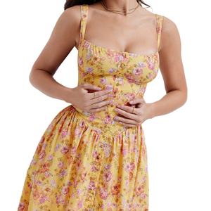 Nouvelles Arrivées Personnalisées : Robe Sexy Printemps Y2K, Robe Midi Élégante à Manches Bouffantes, Corset Décontracté d'Été pour Femme - Product Image 2