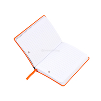 Cahier de planificateur de journal en cuir A5 personnalisé avec couverture et intérieur en cuir gaufré personnalisé
