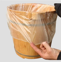 Forros Desechables para Pedicura, Ecológicos e Impermeables, Transparentes, 400 Unidades por Caja, con Elástico de Plástico PE para Baño de Pies en Salón