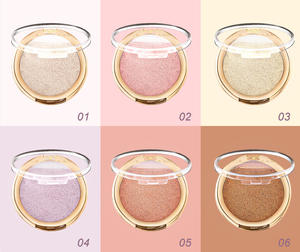 Vente chaude Vegan Glow Poudre Pressée Surligneur Longue Durée Peau Maquillage Haute Pigment Logo Personnalisé - Product Image 3