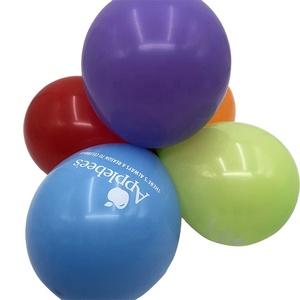 Ballon à l'hélium personnalisé de 18 pouces avec impression de logo personnalisée, certifié EN71, ballons en latex à l'unité - Product Image 2