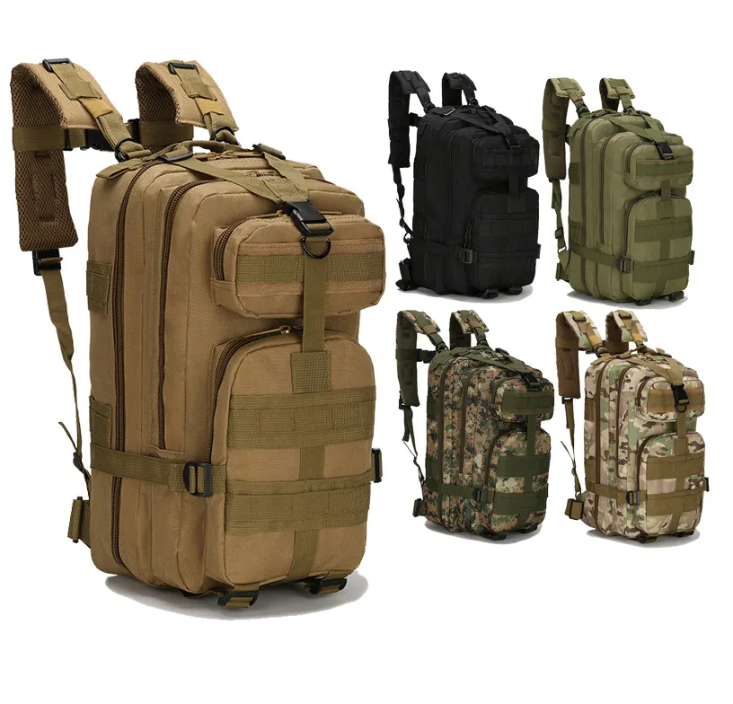Low MOQ Oxford Tactical Backpacks Molle Assault Pack Combat Backpack Trekking Bag OEM Tactical Hiking Backpack