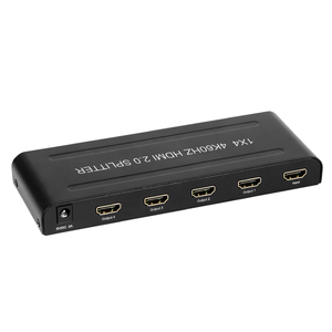 Divisor HDMI GC <span class=keywords><strong>4K</strong></span> 60Hz 1x4, Distribuidor de Video HDMI 2.0 1 Entrada 4 Salidas HDCP 2.2 para Monitor Dual, TV Box, <span class=keywords><strong>PS4</strong></span> - Product Image 3