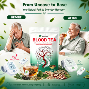 Tisane aux feuilles de Jiaogulan, bourgeons de Sophora, feuilles de mûrier, racine de bardane, aubépine, graines de radis sautées, feuilles de <span class=keywords><strong>lotus</strong></span> et stévia - 20 sachets - Product Image 3
