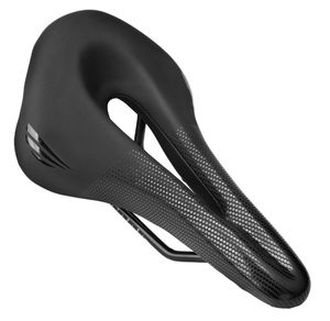 Sillín de Bicicleta Clásico Ligero y Cómodo Briviga, Cuero + Espuma de PU, Ajuste Estrecho, Asiento de Ciclismo Aerodinámico para Bicicleta de Montaña y Carretera - Product Image 4