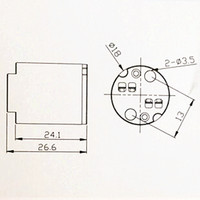 Support de lampe en céramique G9 à 4 trous, connecteur pour série de lampes en cristal