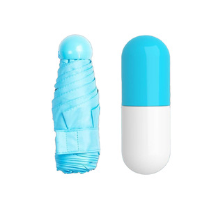 Nouveau design Vente chaude Super Mini parapluie de poche Sacs fourre-tout avec logo imprimé personnalisé Mini parapluie de poche Parapluie 5 plis - Product Image 4