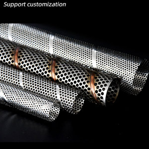 Đục lỗ ống xoắn ốc ống kim loại xốp Ống Lưới dầu cát kiểm soát ống kim loại đục lỗ lọc lõi xương - Product Image 6