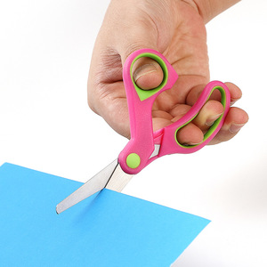 <b>Kitchen</b> Stainless Steel <b>Scissors</b> 5.5 Inch Straight Head Multi Functional For Home Use Pink - Product Image 1